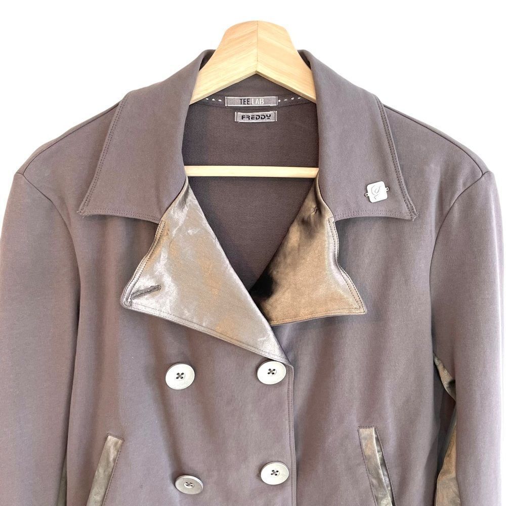 Freddy Tee Lab Button Up Spring Blazer Jacket - Picture 2 of 7